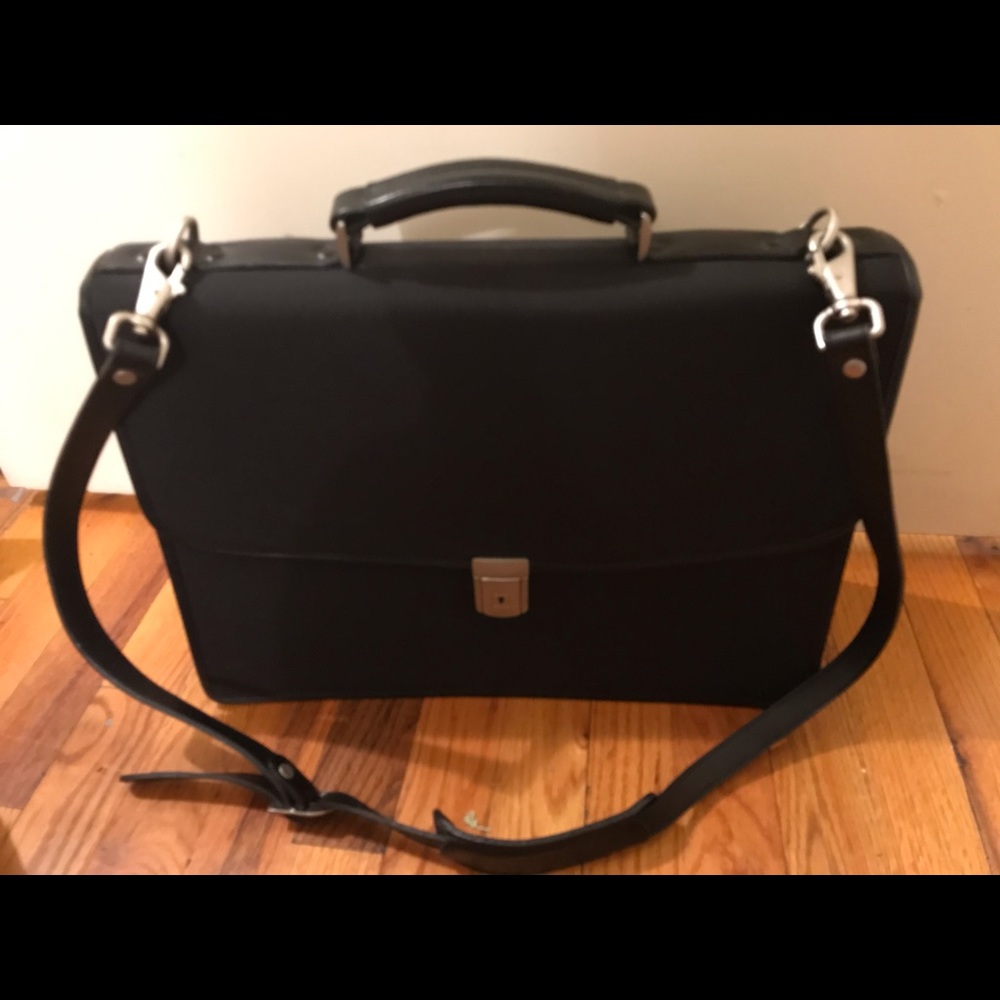 UNISEX canvas material brief case OR lap top case.